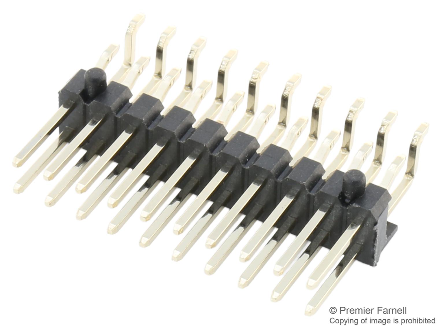 2213R-20G-SM-7576APR MULTICOMP PRO Right Angle Pin Header | myMectronic