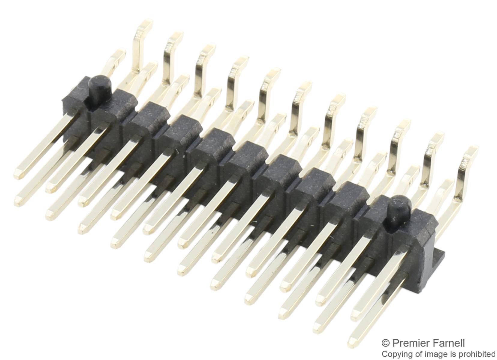 2213R-22G-SM-7576APR MULTICOMP PRO Right Angle Pin Header | myMectronic