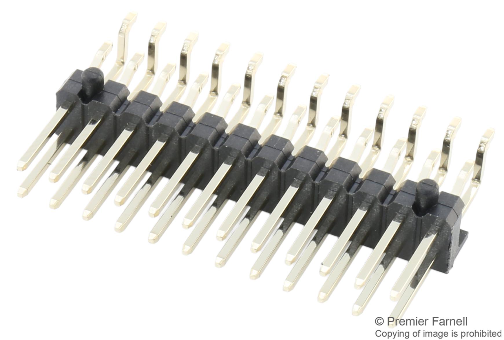 2213R-24G-SM-7576APR MULTICOMP PRO Right Angle Pin Header | myMectronic