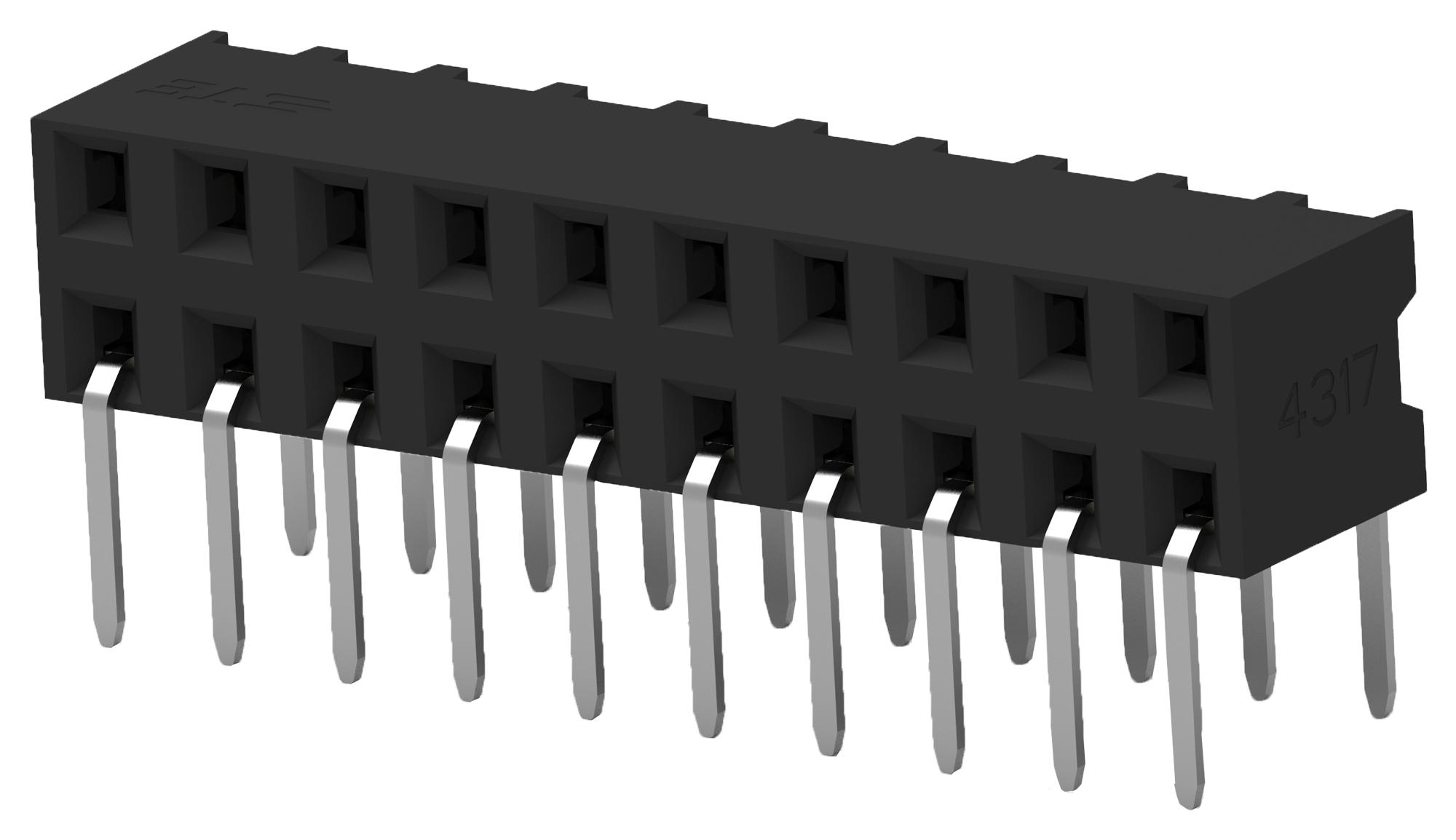 TE Connectivity Series AMPMODU 2mm Board-to-Board Receptacles: 223149260