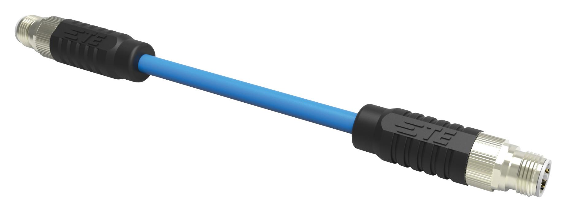 TE Connectivity Series M12 Cable Assemblies: 23223301