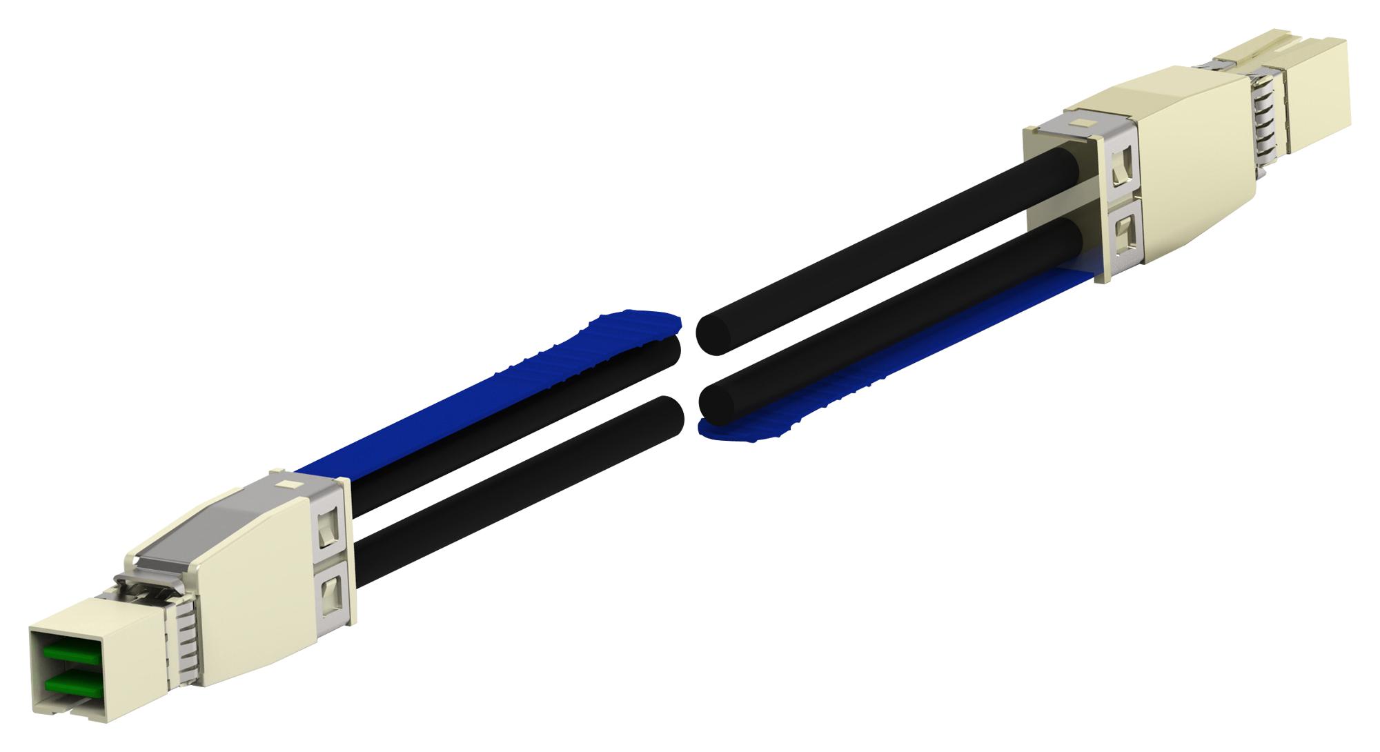TE Connectivity 108-152051 – Reliable External Mini-SAS HD Cable System for Industrial Applications