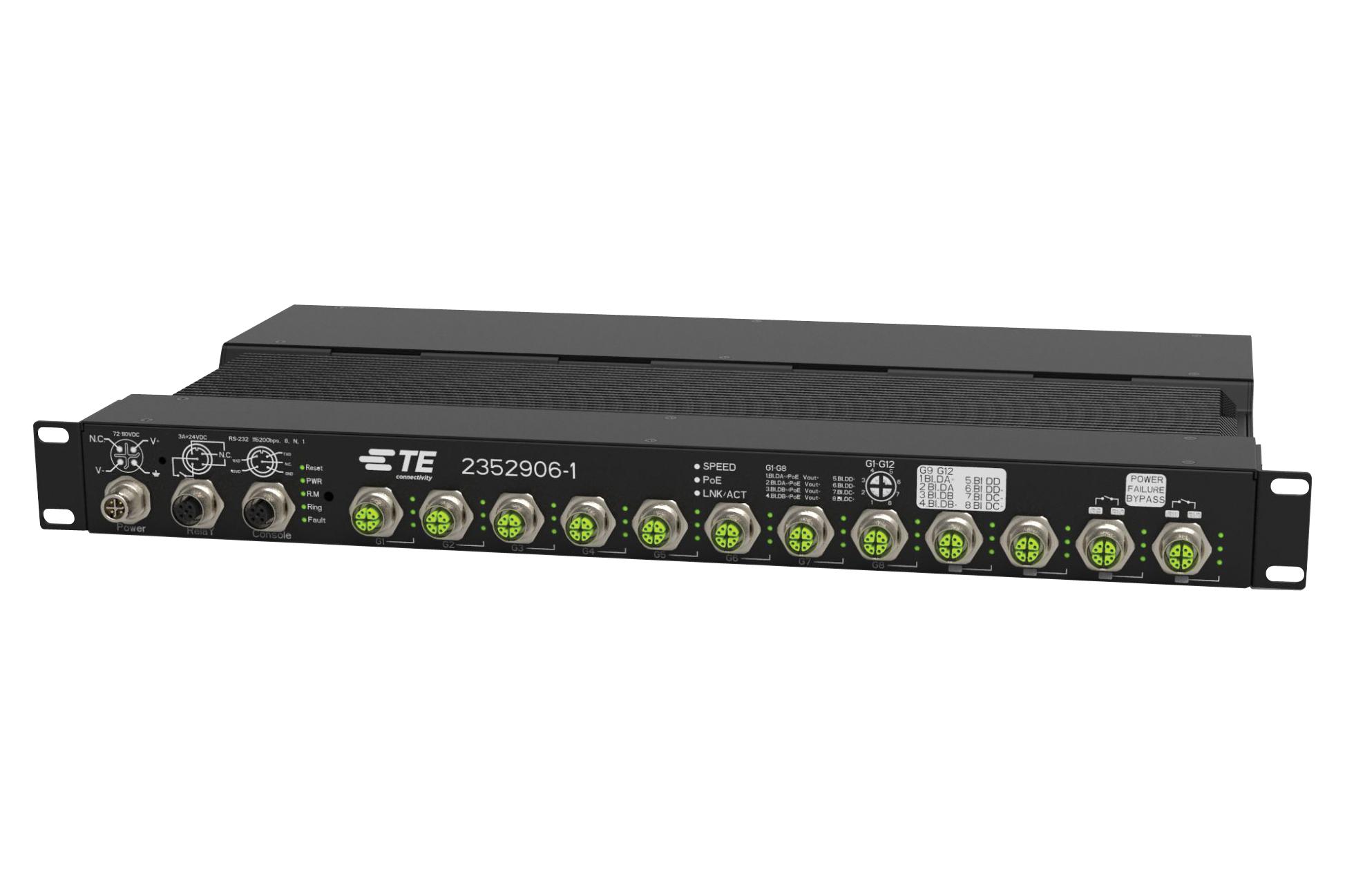 2352906-1 TE CONNECTIVITY 12-Port Gigabit Ethernet Switch | myMectronic