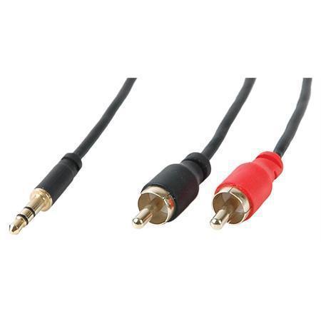 24-15616 MULTICOMP PRO 3.5mm to Dual RCA Cable | myMectronic