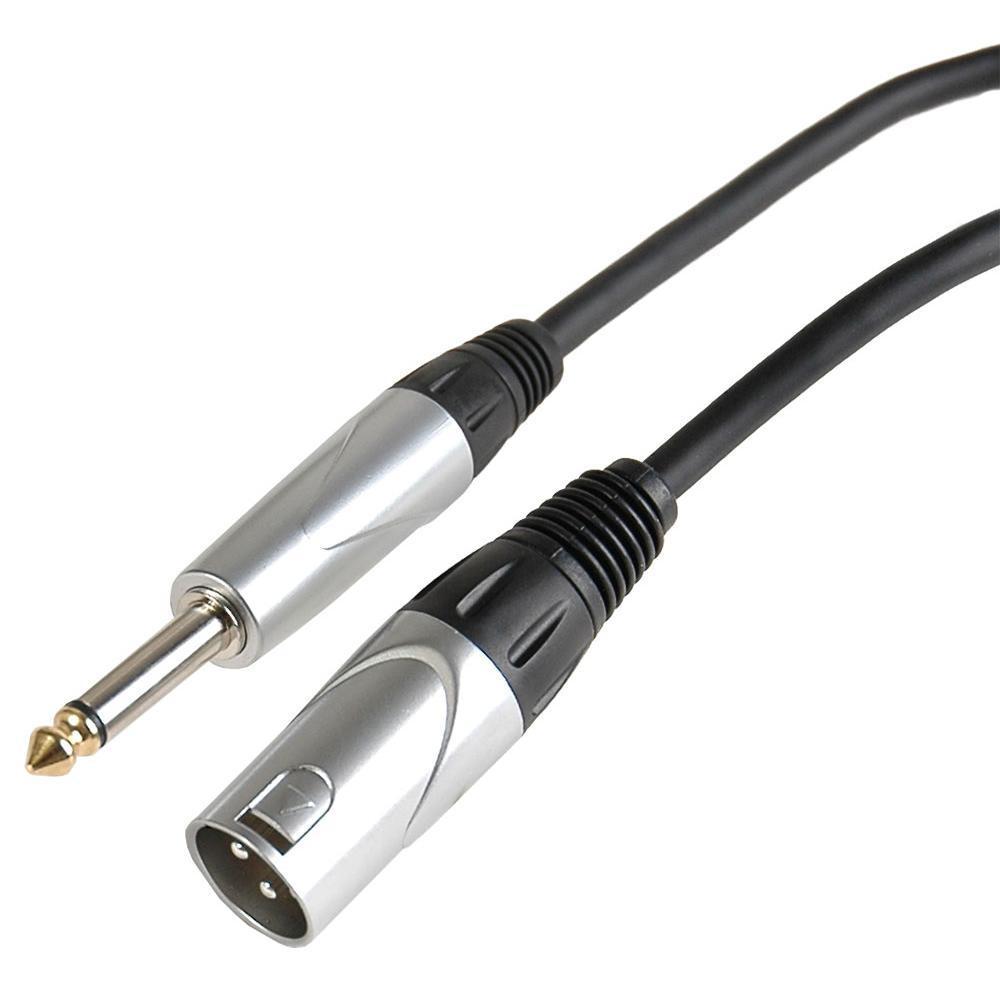 24-16203 STELLAR LABS XLR to 1/4 Mono Plug | myMectronic