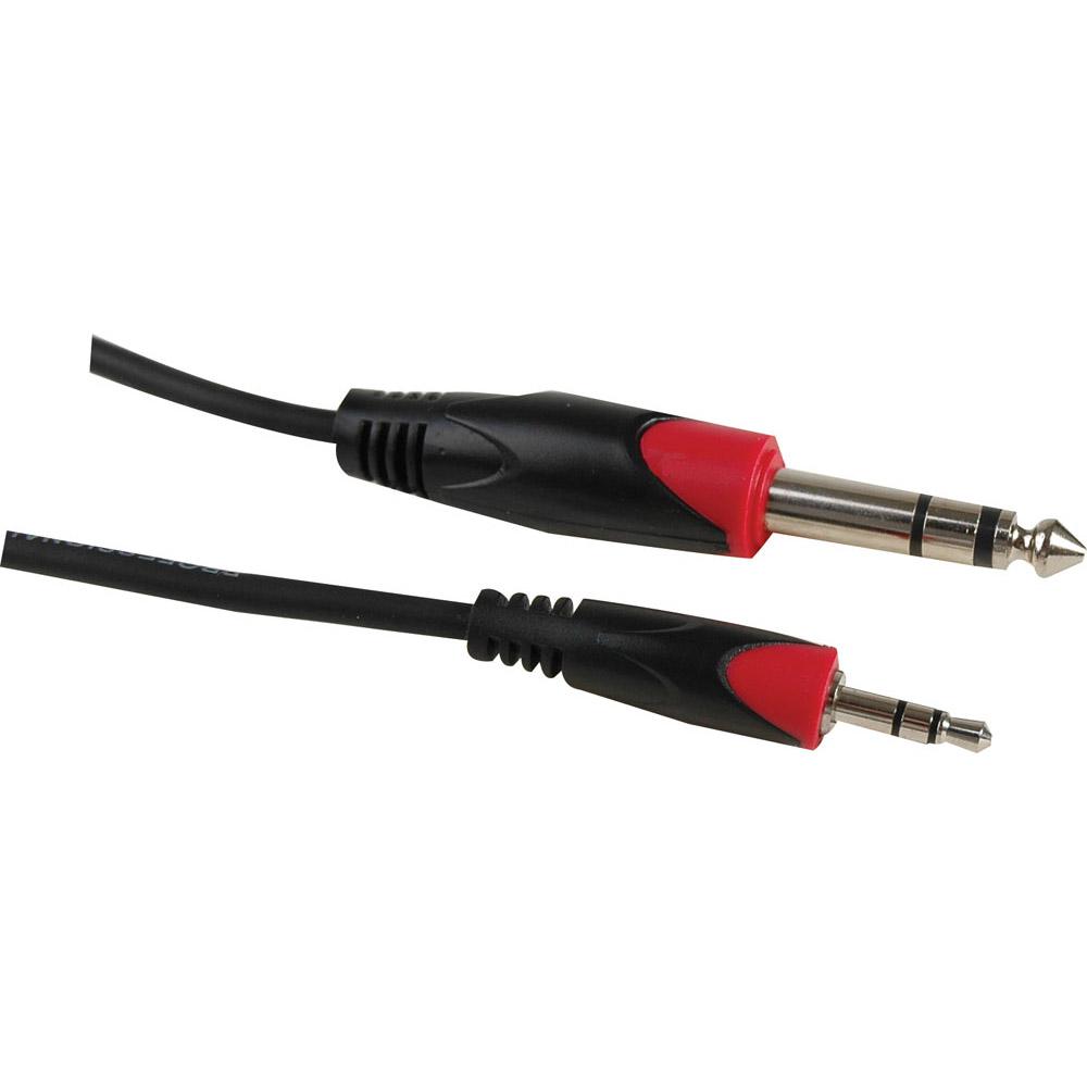 24-16242 STELLAR LABS 3.5mm to 1/4” Stereo Plug | myMectronic