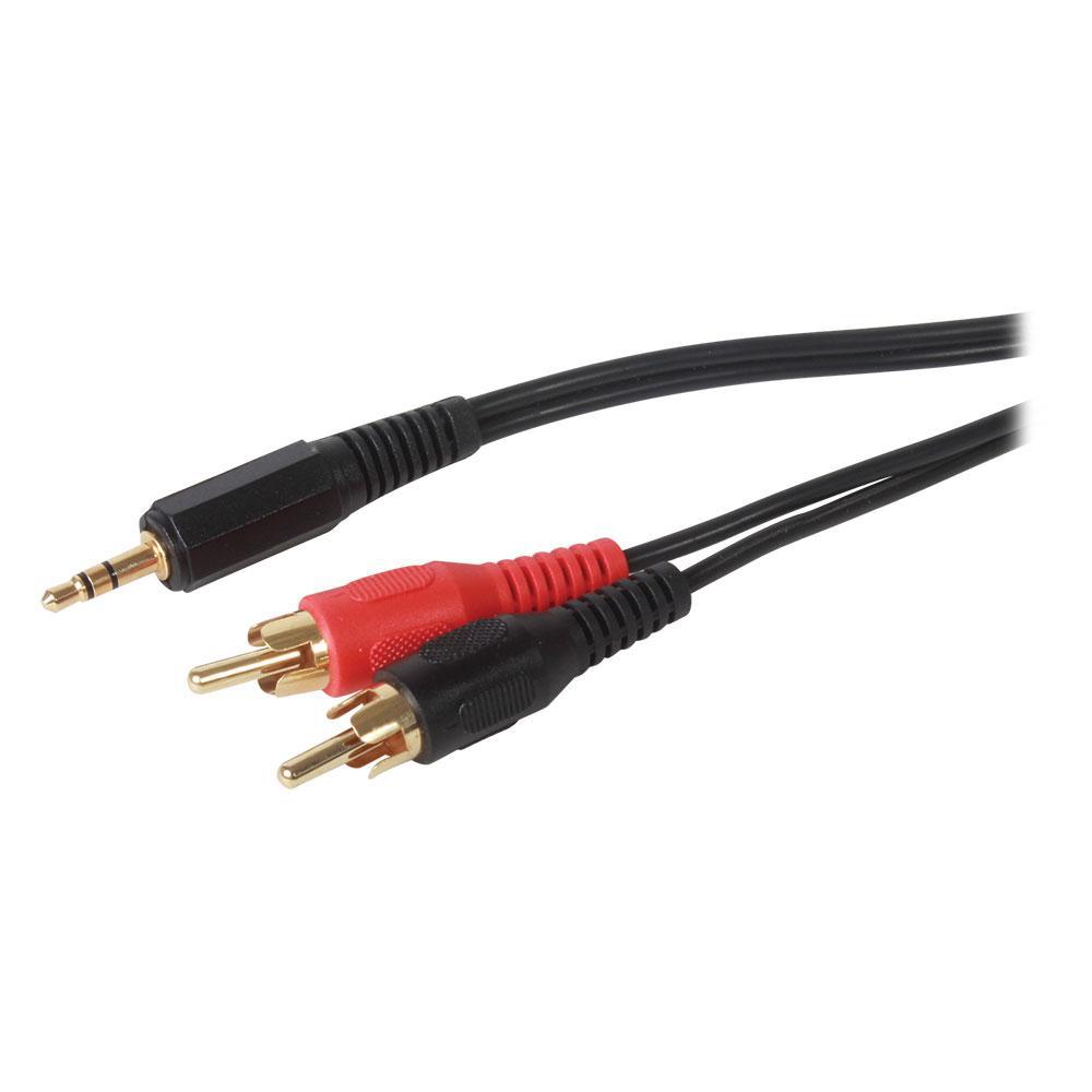24-16413 MULTICOMP PRO Stereo Plug to RCA Plugs | myMectronic