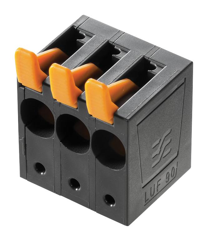 Weidmüller LUF 10.00/03/90V 5.0SN BK BX – Reliable PCB Terminal for Industrial Applications