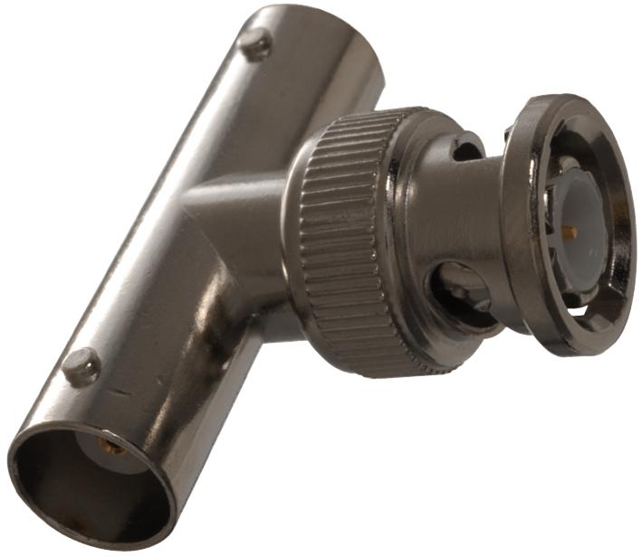 Emerson Series RF T Connector: 50 Ohm BNC T Adapter