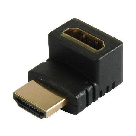Multicomp Series HDMI Adapter: 270 Angle HDMI Male to HDMI Female Gold