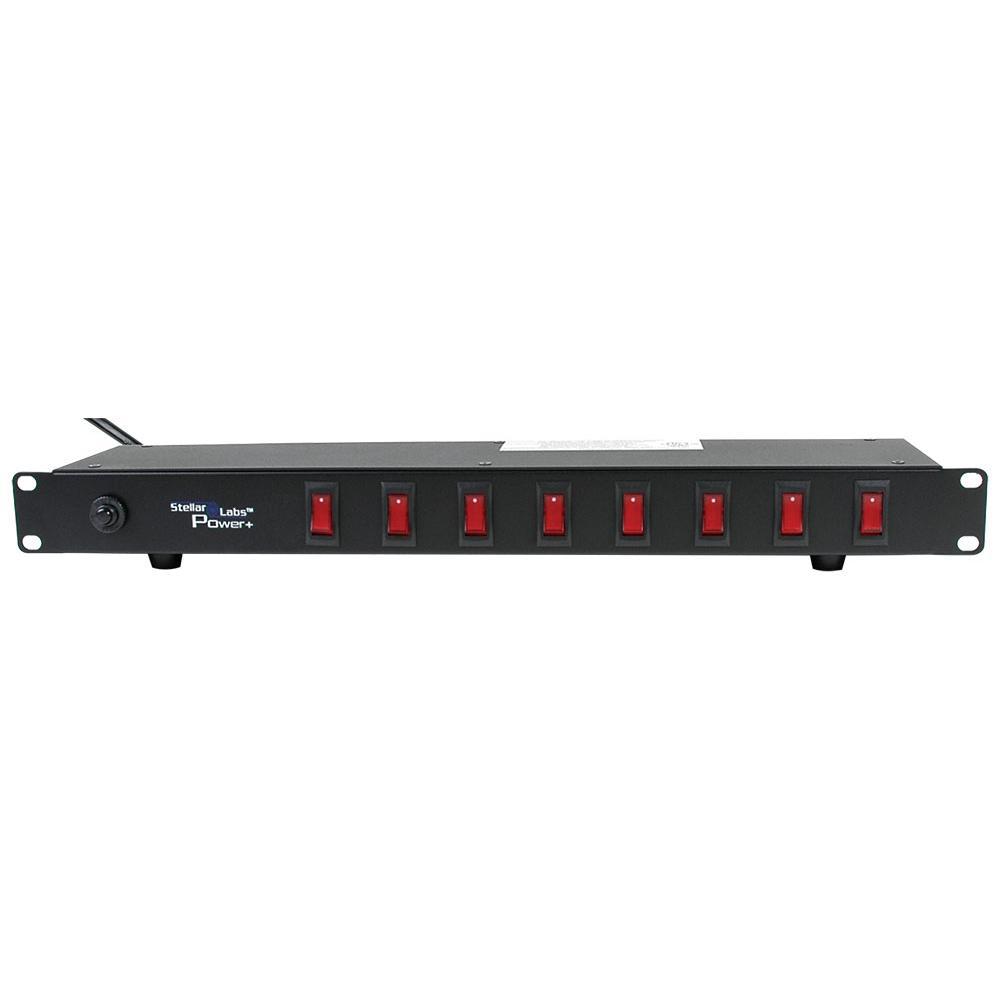 28-11161 STELLAR LABS Switched Outlet Rack Strip | myMectronic