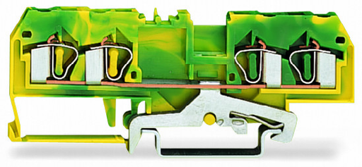 281-657 WAGO 4-Conductor Earth Terminal Block | myMectronic