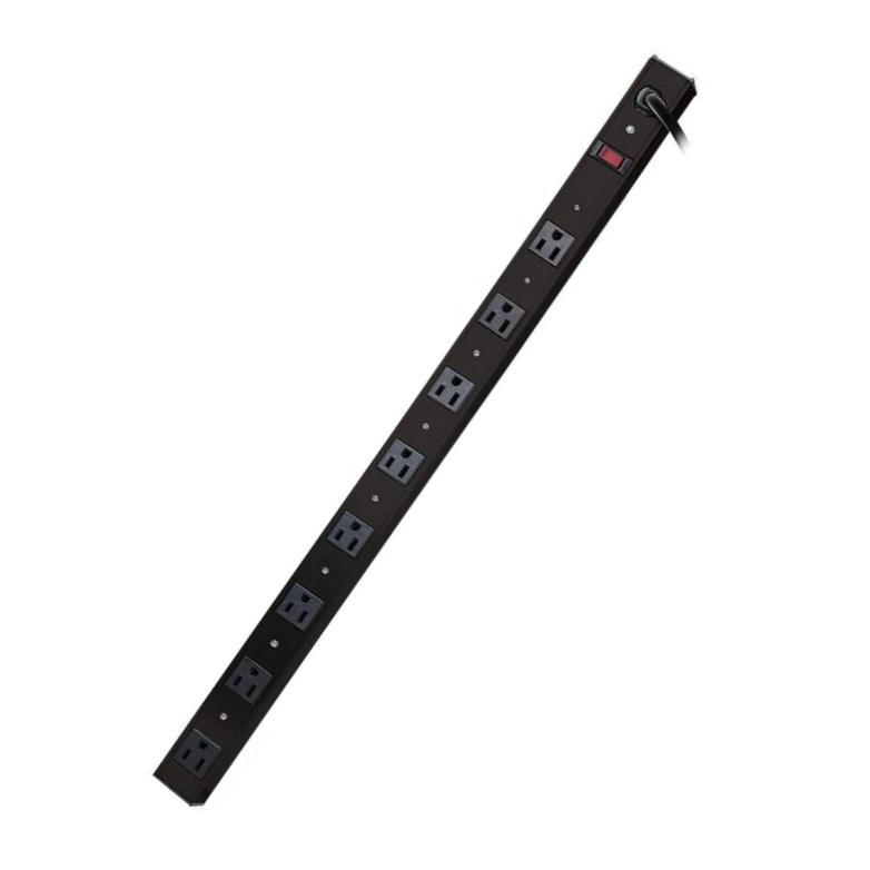 Multicomp Series Power Strip: 8 Outlets 125V 15A 1875W - 2821271