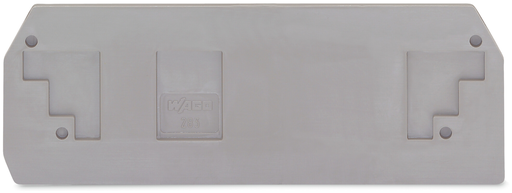 283-350 WAGO End and intermediate plate | myMectronic