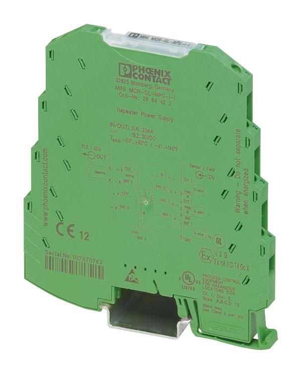 Phoenix Contact Series MINI MCR Series Repeater Power Supply: 2864422