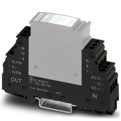Phoenix Contact Series Surge Protection: PT 1X2+F-BE/FM: 2920023