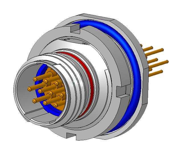 Amphenol Series 2M801 High Speed Data Connector: 2M801-038