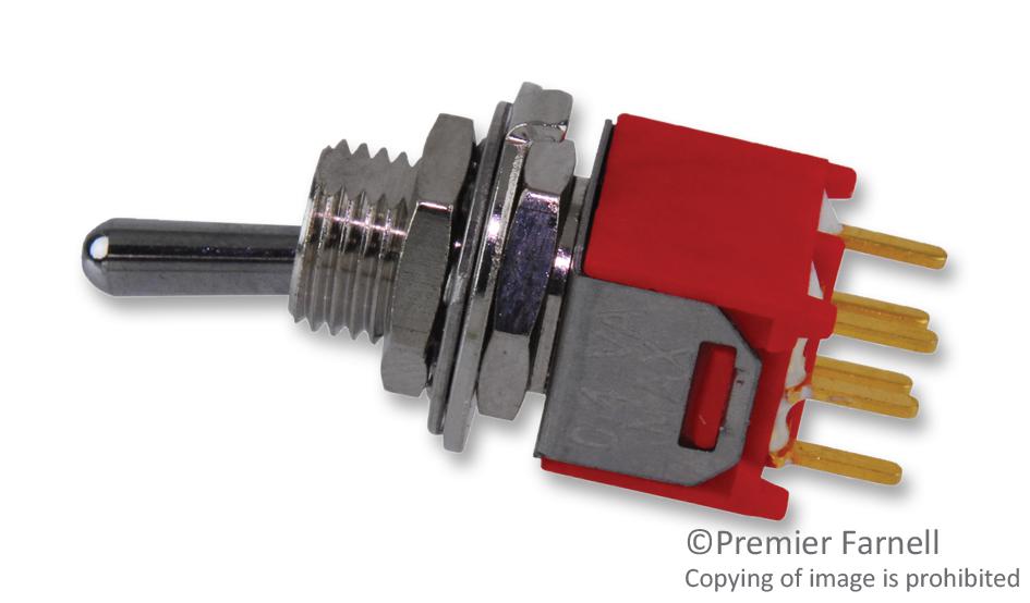 Multicomp Series DPDT Toggle Switch: 2MD1T1B5M2RE