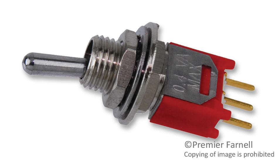 Multicomp Series Sub-Miniature Toggle: 2MS1T1B5M2RE