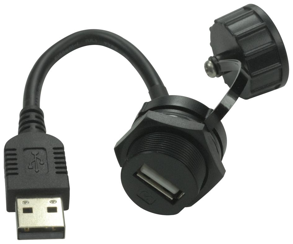 Multicomp IP67 Waterproof Connection – Reliable USB Adapter for Industrial Applications