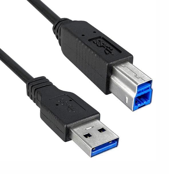 3023027-03M QUALTEK ELECTRONICS USB 3.0 A to B Cable | myMectronic