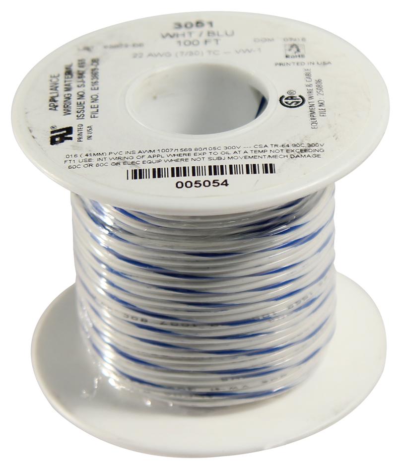 AlphaWire Series 3051 Hookup Wire: 3051WU005
