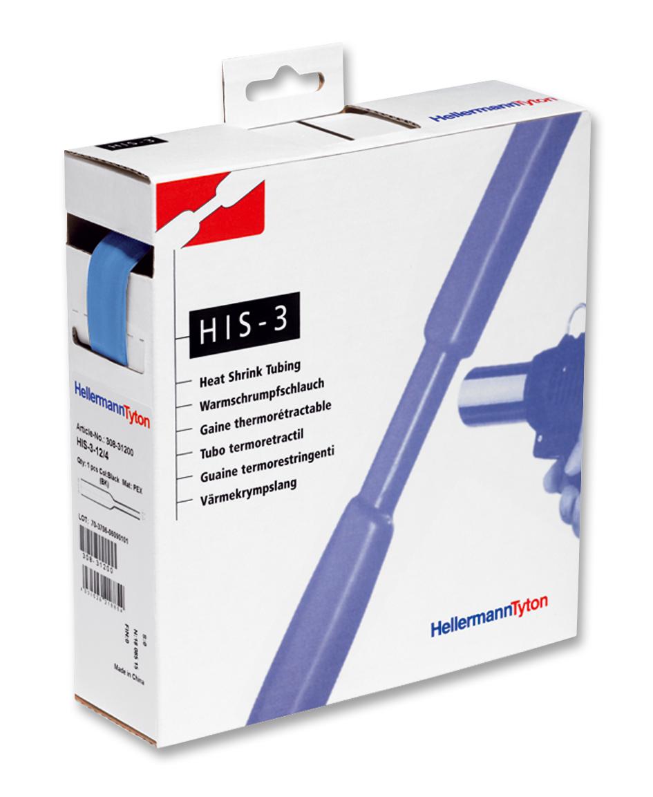 HellermannTyton HIS-3 – Reliable Heat Shrinkable Tubing for Industrial Applications