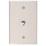 30-9701 GC ELECTRONICS Ivory Wall Plate Connector | myMectronic
