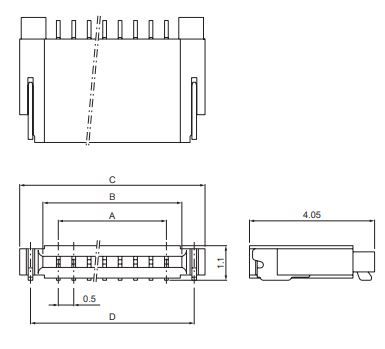 Cece Series FPC/FFC Connector: 30FHASM1GANETBHF