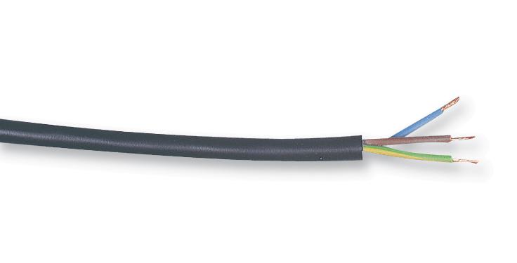 3183Y-2.50MMBLK MULTICOMP PRO PVC Insulated Mains Cable | myMectronic