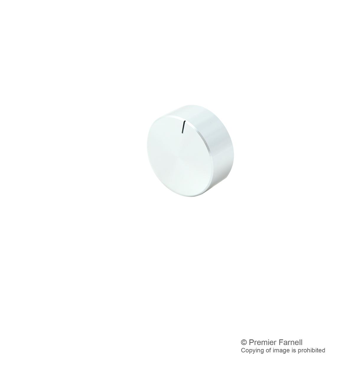 Multicomp Series Knob: 38S2D Aluminium Spun Control Knob