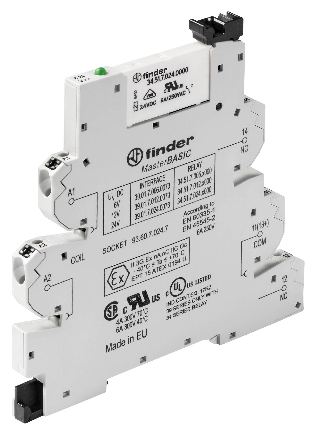 Finder Series 39 Electrical Interface Module: 391100120073