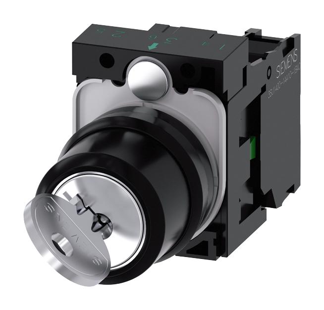 Siemens Series SIRIUS Key Switch: 3SU1100-4BF11-1BAO