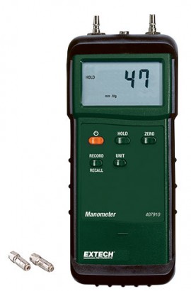 Buy Extech Differential Pressure Manometer Part Number 407910NIST Online