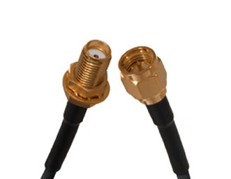 Buy Cinch SMA Bulkhead Jack to Straight SMA Plug Cable Assembly 415-0205-060 Online