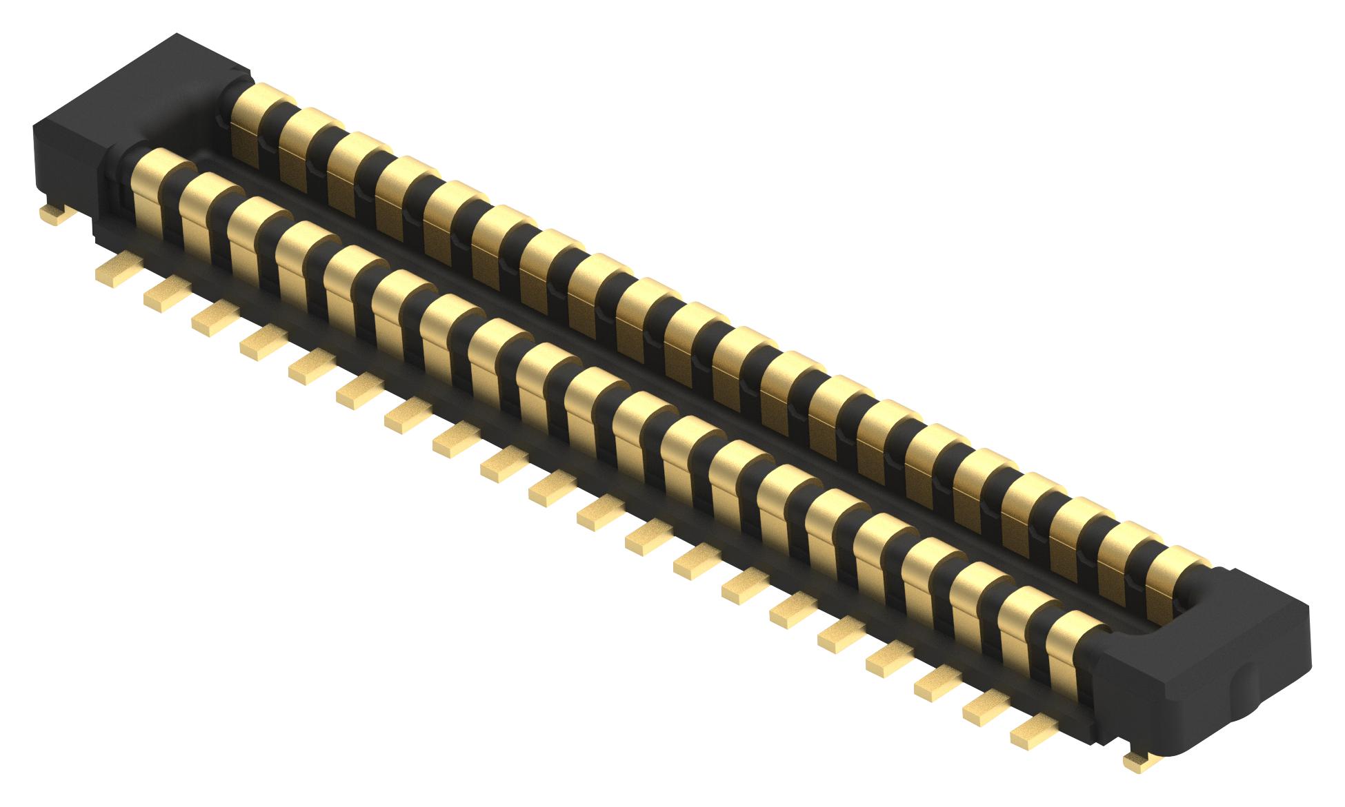 TE Series 4-2363962-0 PCB Mount Header: 40 Position, Vertical, Gold, .4mm