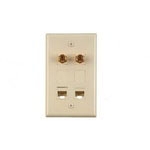 45-970 GC ELECTRONICS DataCom Keystone Wall Plate | myMectronic