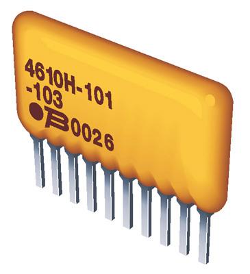 4606X-101-682LF BOURNS Conformal SIP Resistor Network | myMectronic
