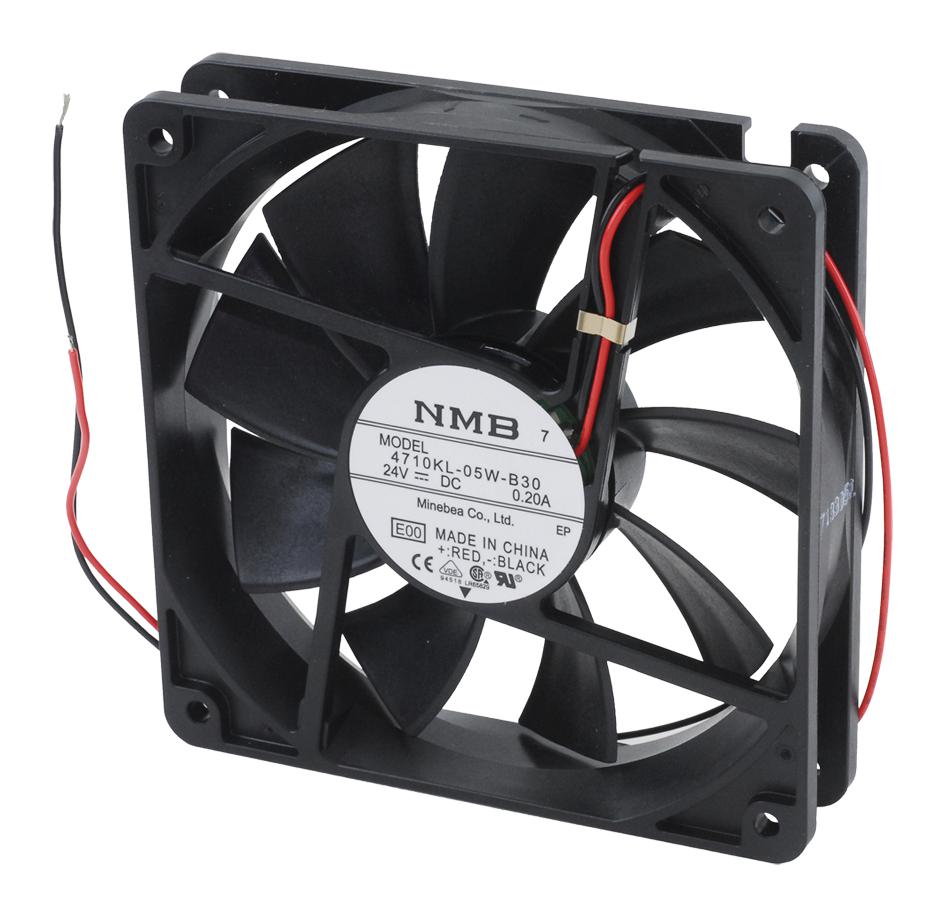 NMB Series 4710KL Axial Fan: 24V DC, 2200 RPM, Part Number 4710KL-05W-B30-E00