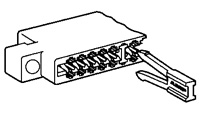 AMP Series Connectors: .156 Centerline Connector Part 4801431