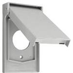 4980-GY LEVITON Locking Device Receptacle Wallplate | myMectronic