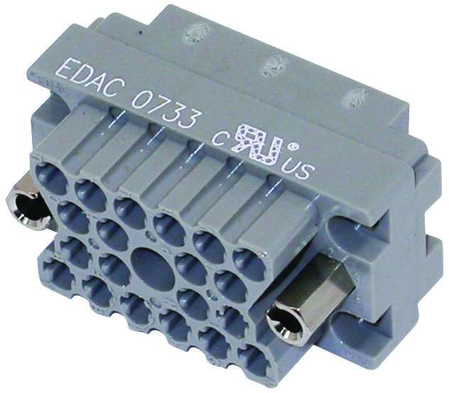 Edac Series 516 Rack and Panel Connector: 516020000402