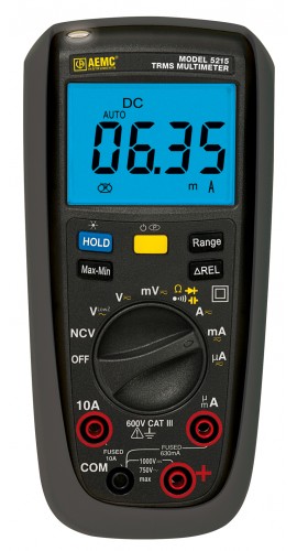AEMC 5215 – Reliable Multimeter for Industrial Applications