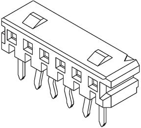 Molex Series 52418 SlimStack: 2.00mm Pitch Board-to-Board Receptacle