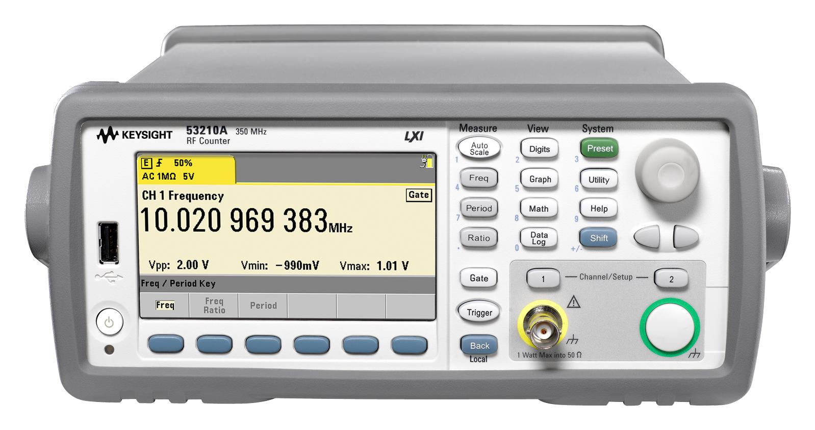 Keysight 53210A – Reliable RF Frequency Counter for Industrial Applications