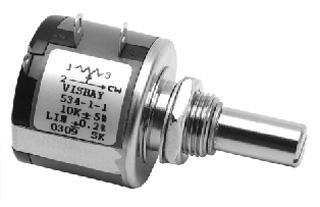 Vishay 53411104 – Reliable Rotary Potentiometer for Industrial Applications