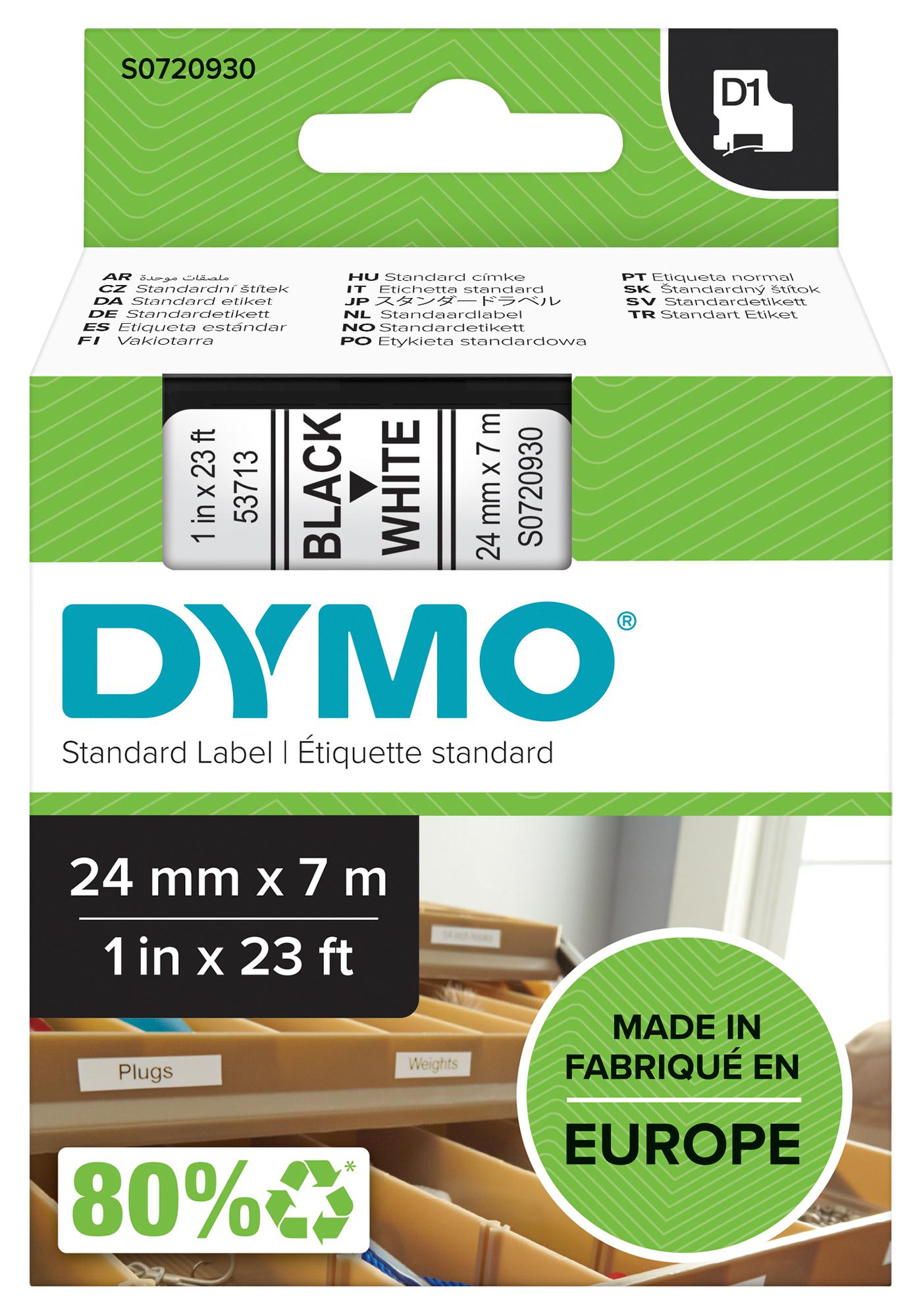 53713 Dymo D1 Label Tapes | myMectronic