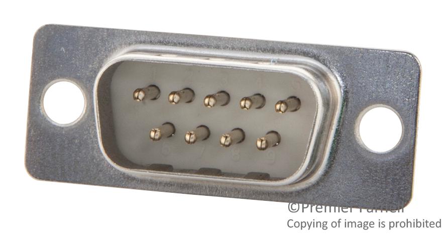 Multicomp Series 5501 D-Sub Connector: 5501-09PA-02-F1