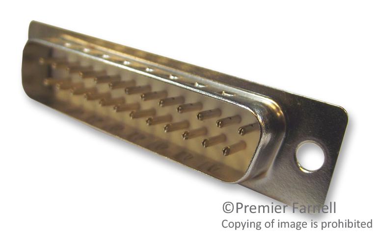 Multicomp Series Standard D-Sub Connector: 5502-25PA-01-F