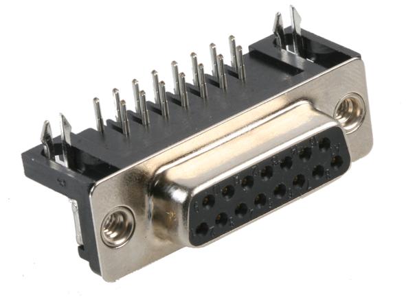 Buy Multicomp Right Angle PCB Mount D-Sub Connectors Part Number 5504F115S0203F1 Online